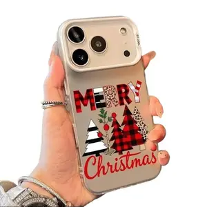 Christmas Series iPhone 16 Plus Case Anti-Drop Hard Shell Shockproof Ultra-Thin Protective Cover for 17 Pro Max 16 15 14 13 12 11 Plus Pro Air Series Silicone Casing