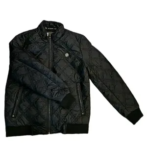 Fashion Jacket for Men Menswear Top Longsleeves Stylish Quilted Design with Zipper Pockets