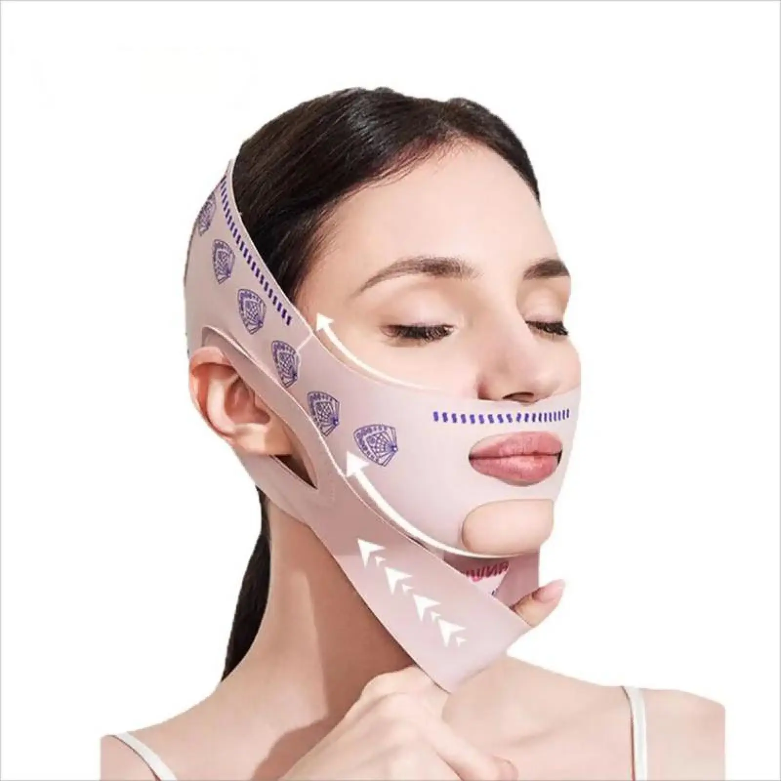 V Line Face Lifting Strap Face Lifting Sculting,For Double Chin Reduction,Adjustable Skincare Tool Sleeping Mask Strap Band For Women And Men.