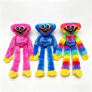 Horror Game Poppy Playtime Huggy Wuggy Plushie Rainbow Blue Pink Scary Stuffed Animal Soft Toy Kids Fans Gift Home Room Decor Collectible Doll outdoorfun