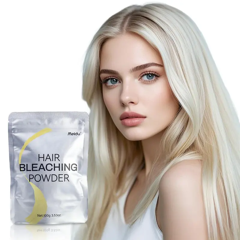 Hair Bleaching Powder, 100g Hair Lightening Powder, Hair Dye Powder, Hair Coloring, Professional Hair Care & Styling Product for Salon & Barber Shop