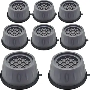 Anti-Vibration Pads for Washing Machine, 8-Piece Set, Replacement Parts, Universal Fit, Shock-Absorbing Design, Durable & Non-Slip Base