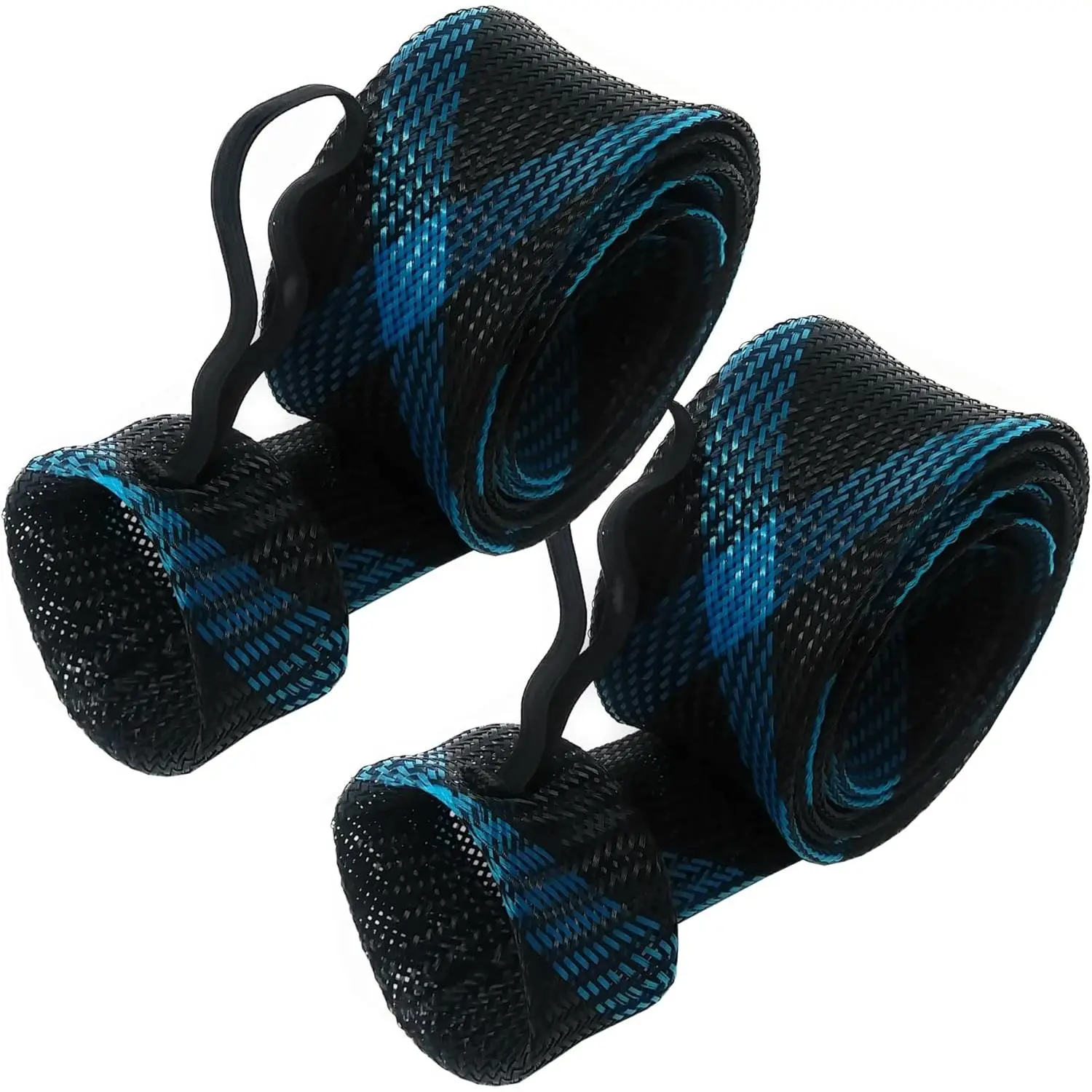 2-Pack Fishing Rod Socks – Rod Sleeves for Baitcasting & Spinning Rods, Fits 7ft–8ft Poles