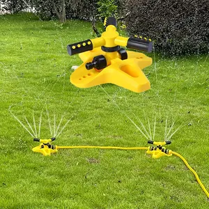 2pc Home 360 Degree Rotating Sprinkler, Automatic Watering System for Villas and Gardens, Lawn Irrigation, Connectable Sprinklers