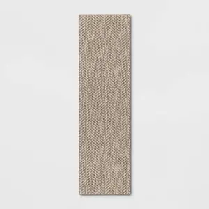 2'x7' Washable Weave Herringbone Runner Rug Cream - Threshold 2'x7' Washable Weave Herringbone Runner Rug Cream - Threshold
