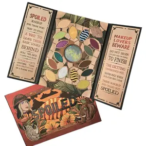 Into the Jungle Eyeshadow Palette - Assorted Shades for Makeup Use, Ideal for Everyday Makeup, Cosmetic