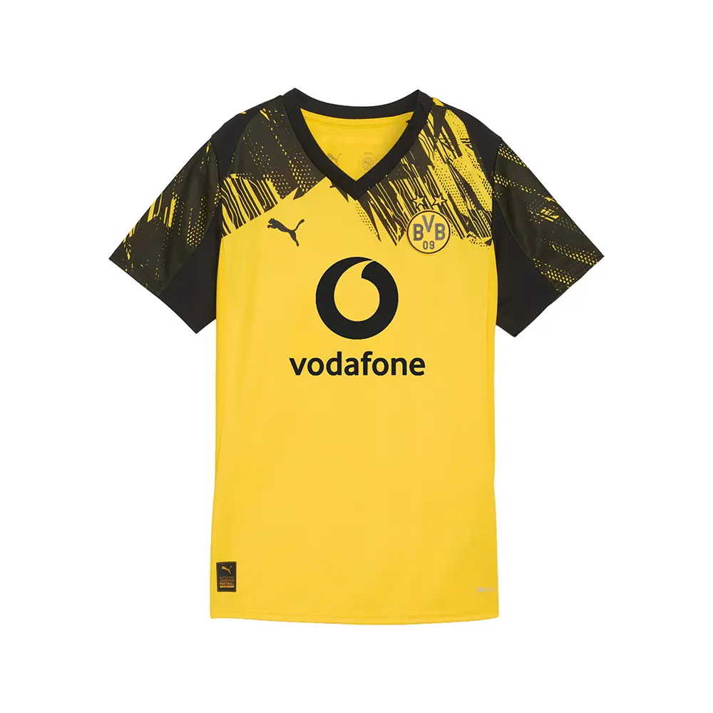 PUMA Womens Borussia Dortmund 2526 Replica Home Jersey Casual - Yellow