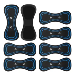 Gel Pads EMS Neck Massager Electrode Pads TENS Muscle Stimulator Gels Patch Accessories Slimming Trainer Exerciser Replacement Stickers Reusable for Health Care