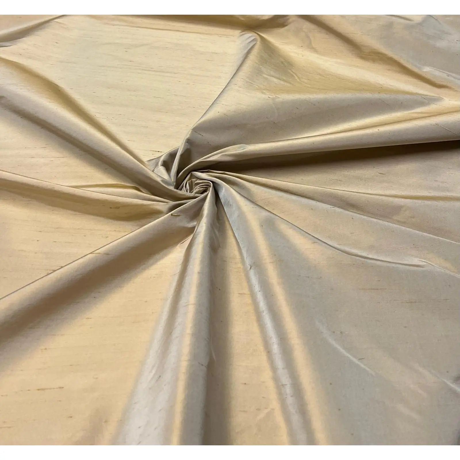 Silk Shantung metallic sheen  54" wide fabric, sold by the yard. Best used for apperal, accessories, home decor. Color variations available.