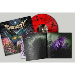 Thermality - Concept 42 - Red/black Marble  [VINYL RECORD - LP] Black, Colored Vinyl, Red, With Booklet