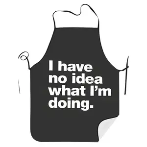 Fashionable Cartoon Adjustable Cooking Apron, Unisex Home Trendy Style