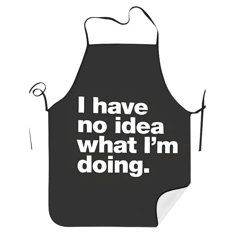 Fashionable Cartoon Adjustable Cooking Apron, Unisex Home Trendy Style