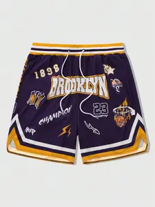 Men's Regular Fit Tree Print Shorts, Shorts for Men, Casual Summer Outdoor Comfy Breathable Shorts for Summer, Men's Bottoms for Daily Wear, Men Shorts, Shorts for Men, Menswear, Camo Shorts, Casual Athleisure Shorts, Camouflage Athletic Shorts