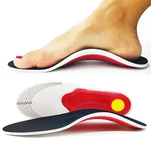 Unisex Orthotic Insole, Provides Arch Support and Flat Foot Correction, Pressure Relief, Promotes Air Circulation, Motion Cushioning and Shock Absorption, Lnsole for Work Boots Suitable for Standing All Day