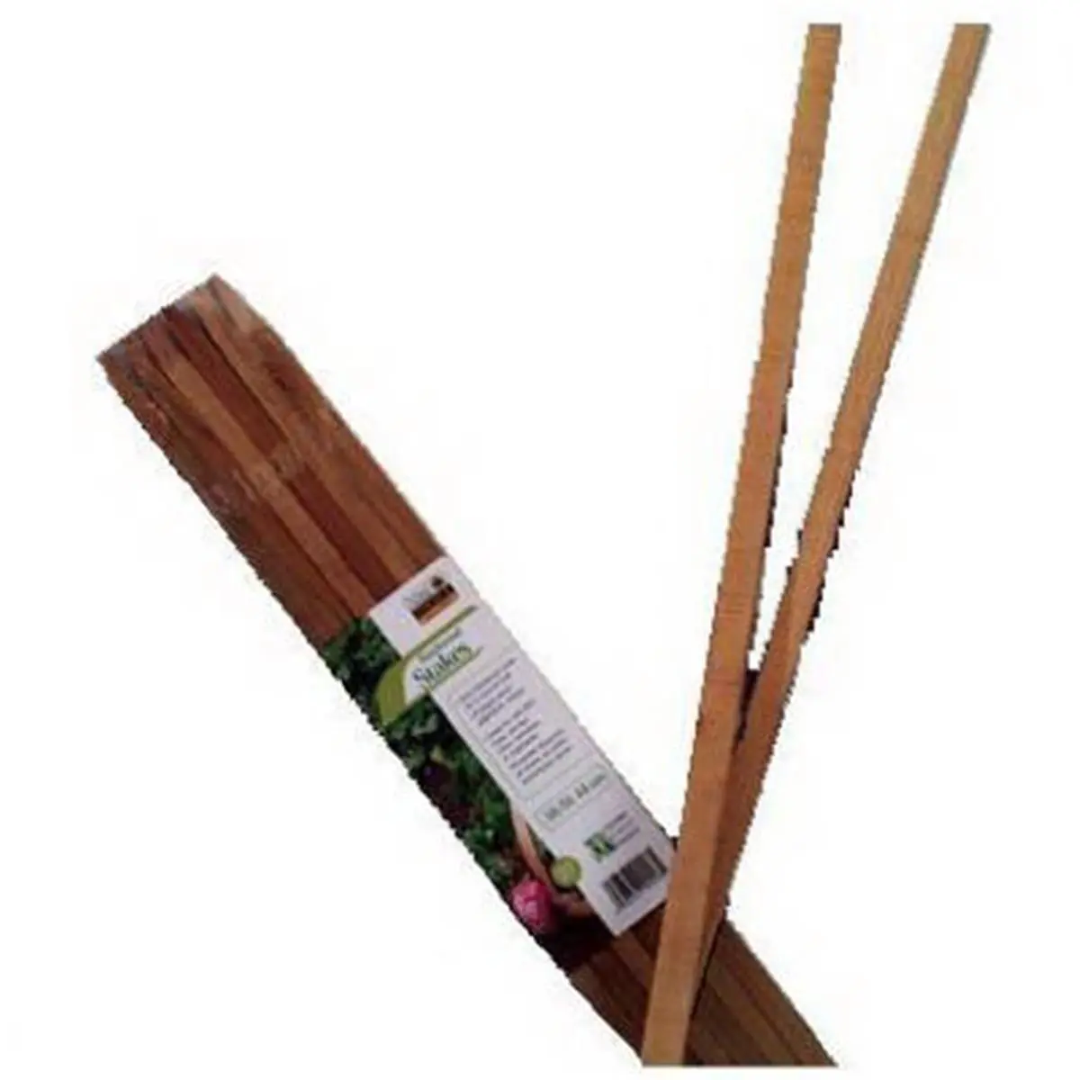 212 MAIN 4 ft. Wooden Plant Support Stakes - Bulk Pack of 25 (Model 89789) for Supporting Plants, Supports Plants