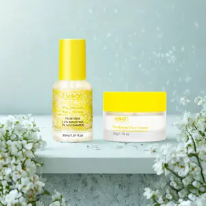 VGO Gentle Yet Powerful Anti-Aging Kit: 1% Encapsulated Retinol + 3% Niacinamide - Non-Irritating Hydrating Skincare for All Skin Types - Moisturizer Radiance Comfort Hydrate Moisture Moisturizing even skin tone