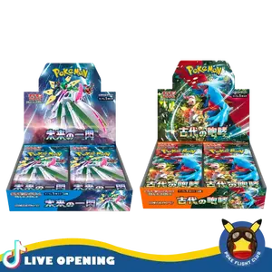 Pokemon JP SV4 Ancient Roar & Future Flash JP CARDS LIVE OPENING @PokeFligtClub