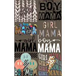BOY MAMA / GIRL MAMA PREMADE GANGSHEET  - 22X36  DTF TRANSFERS - DIRECT TO FILM