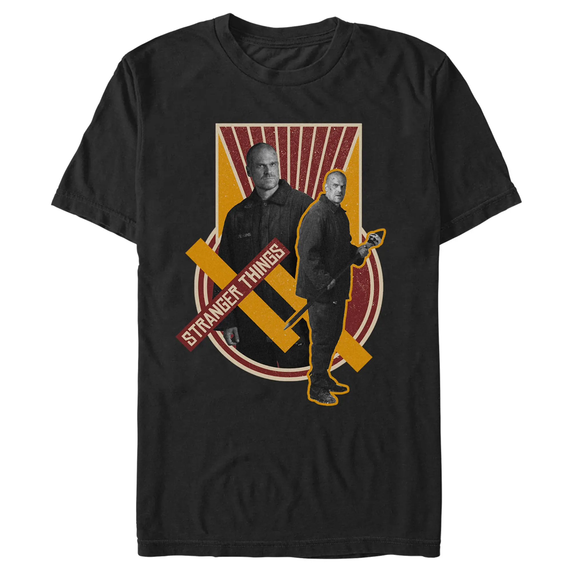 Men's Stranger Things Jim Hopper Portrait T-Shirt