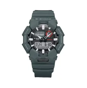 Casio G-Shock Analog-Digital Green Resin Watch 10 Year Battery GA010-2A