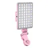 Portable Selfie LED Ring Light Clamp, Selfie Panel Light, USB Rechargeable LED Fill Light for Camera Phone, Selfie LED Light for Smartphones Live Streaming Makeup Vlog, Adjustable, Smartphone Camera Accessories, Selfie Accessory