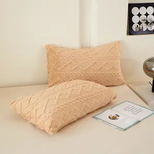 2pcs Ultra-Soft Fleece Pillowcases, Warm and Durable, Perfect for Home Decor and Gift Giving, Cozy Bedding Accessories