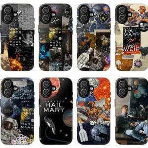8 Styles Project Hail Mary Movie Phone Case, Sci-Fi Astronaut Space Collage Phone Case, Suitable for iPhone 17-11 Pro Max/Plus and  Samsung Galaxy S23-25