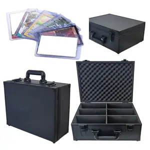 6-slot Large Capacity Cards Storage Box, 1 Count Trading Cards Case, Card Holder for TCG MTG Standard Cards Sports Baseball Basketball Card, Card Hobby Box