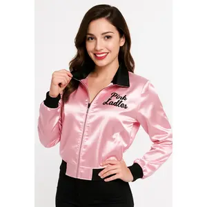 Grease Pink Ladies Jacket - Adult Costume Accessory