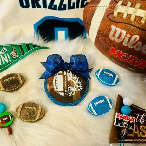 Football vent clips set of 2