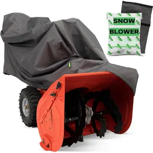 Snow Blower Cover Heavy Duty 600D  Outdoor Snow Thrower Cover, Universal Fit for Two Stage (60" x 33" x 45") - Fade Resistant, UV Protection, Secure Windproof Buckle