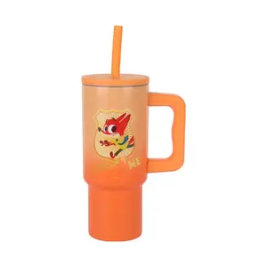 [NEW] Disney Zootopia 2.0 Straw Cup Handle Stainless Steel Cup 720ml – Nick & Judy  Tumbler Portable  Drinkware Leakproof Valentine Gift for Girlfriends Mug Summer Vibes