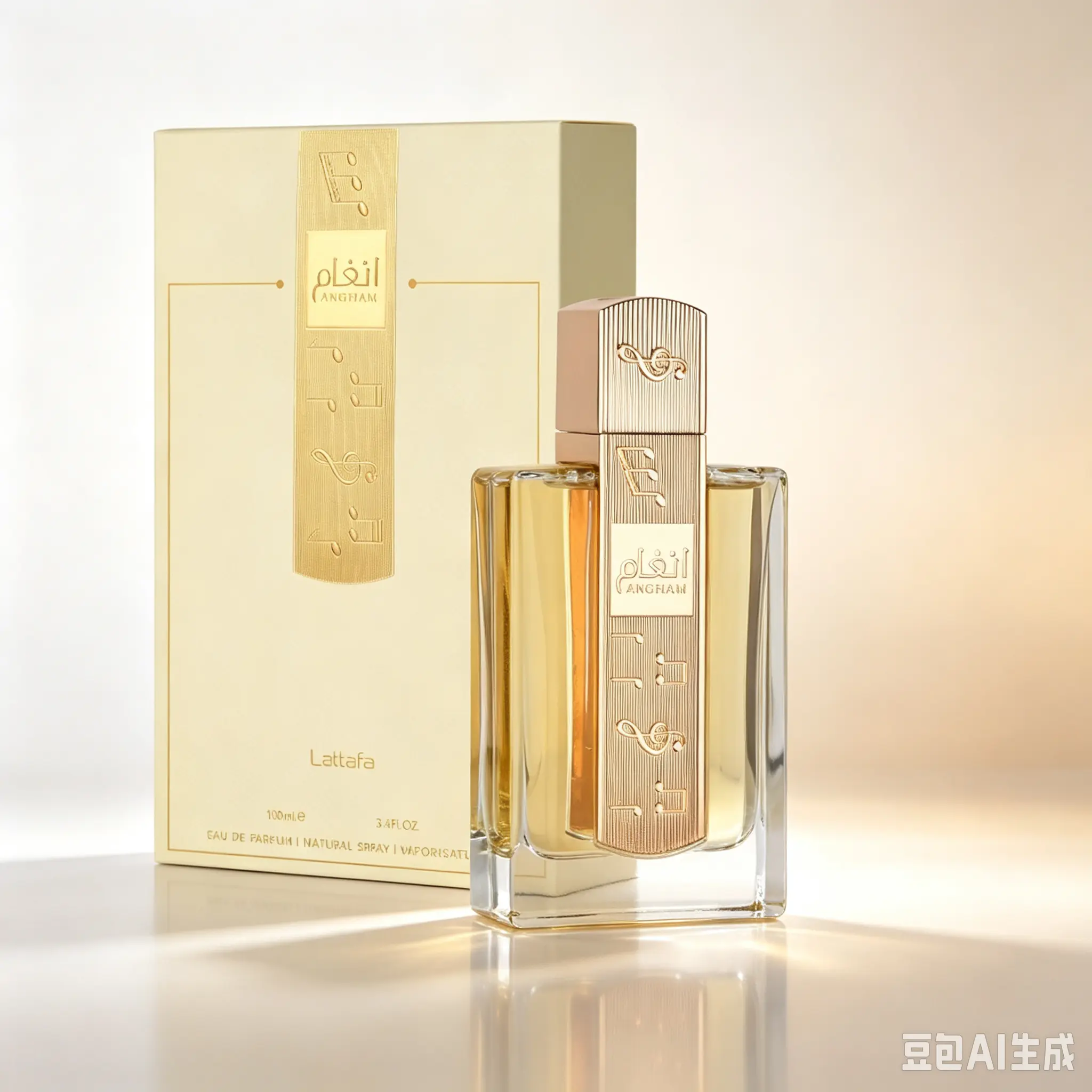 Lattafa Angham Unisex EDP Spray – 3.4 oz, Zesty Ginger, Mandarin & Pink Pepper, Long-Lasting Niche Fragrance