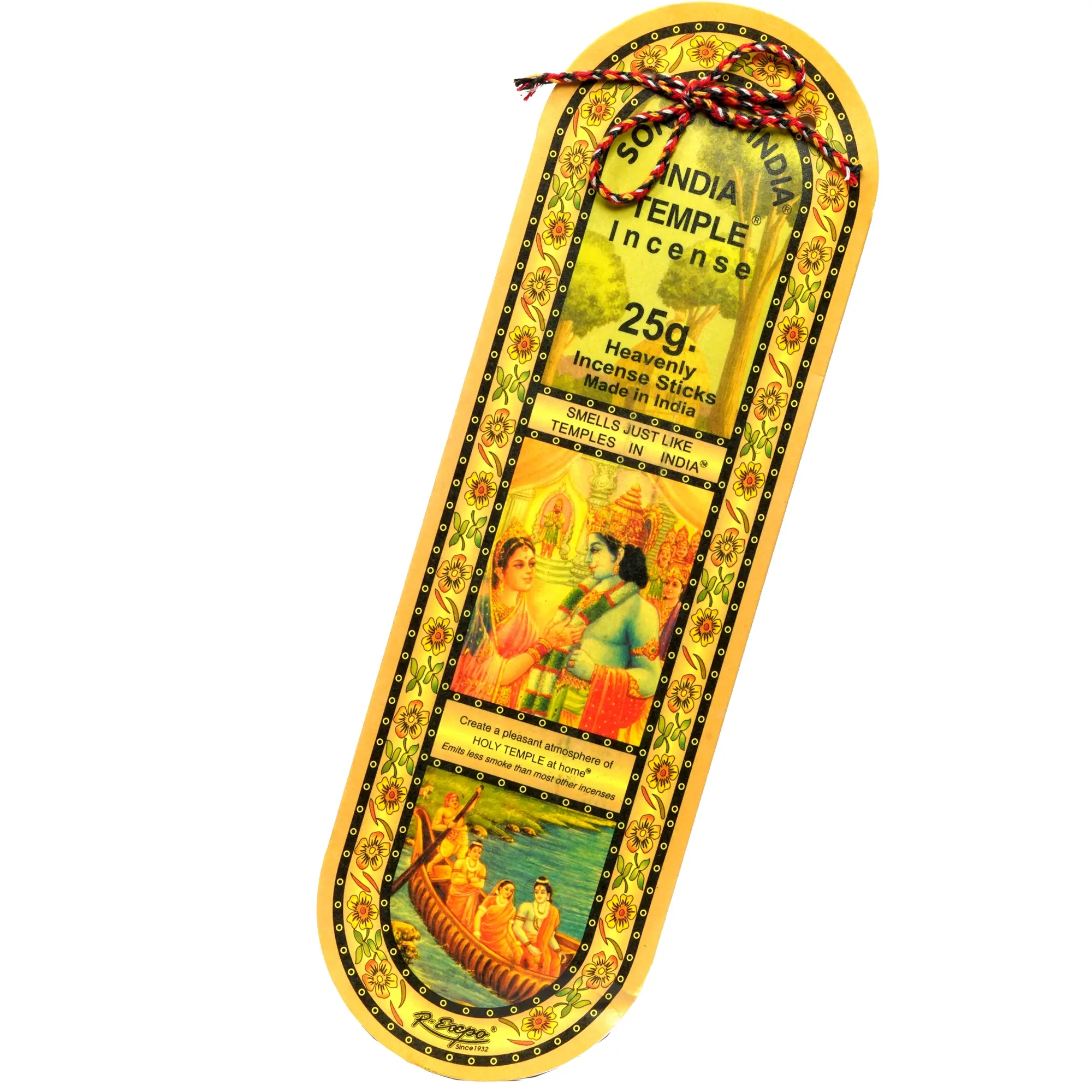 India Temple Incense Sticks Song of India 25G