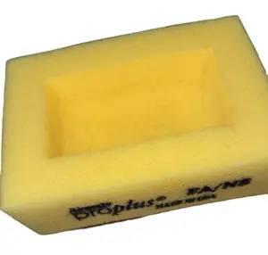 Boat Design Sponge Armaly Pro Plus FA NS Custom Cut 6 1/2 x 4 1/2 x 2 3/8 in Heavy Duty Made in The USA for Squeezing Sink Scrubbing Cleaning