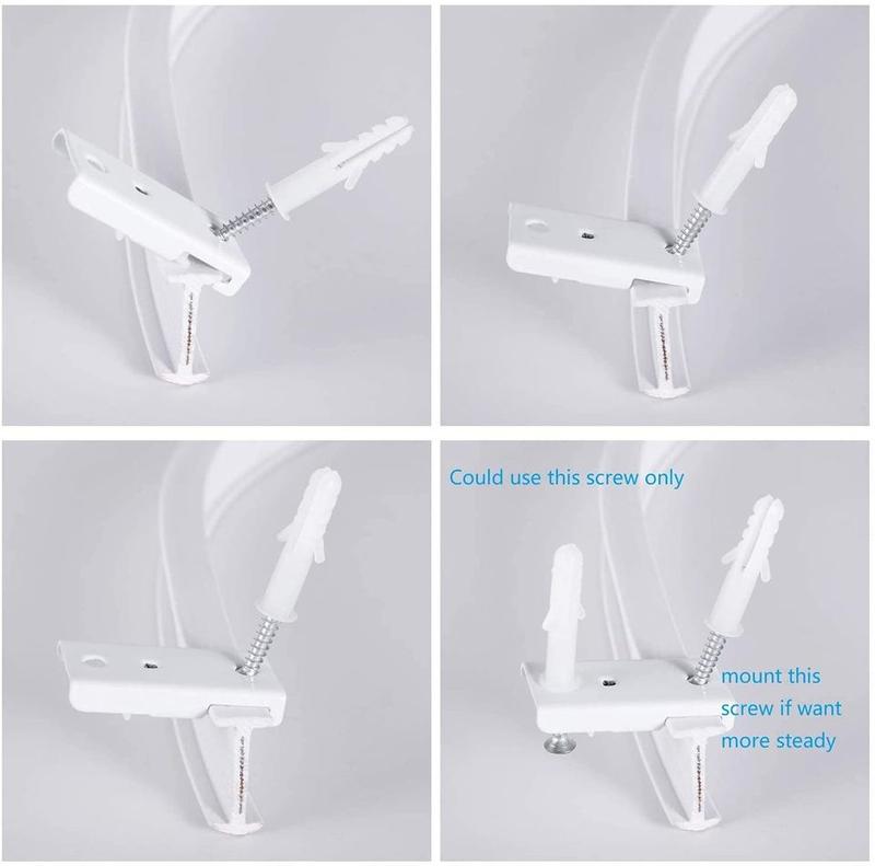 Ceiling Curtain Track Bendable Mount Rail Bunk Bed Bay Window Room Divider 3m/9.8ft curtain track