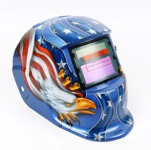 Auto Darkening Welding Helmet, Blue Light Blocking, True Color Solar Powered Welding Hood with 2 Arc Sensors, Wide Shade 3.5/9-13 Welder Mask for TIG MIG ARC and Grind