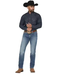 Ariat Men's M8 Zane Medium Wash Modern Slim Stretch Denim Jeans - 10065920