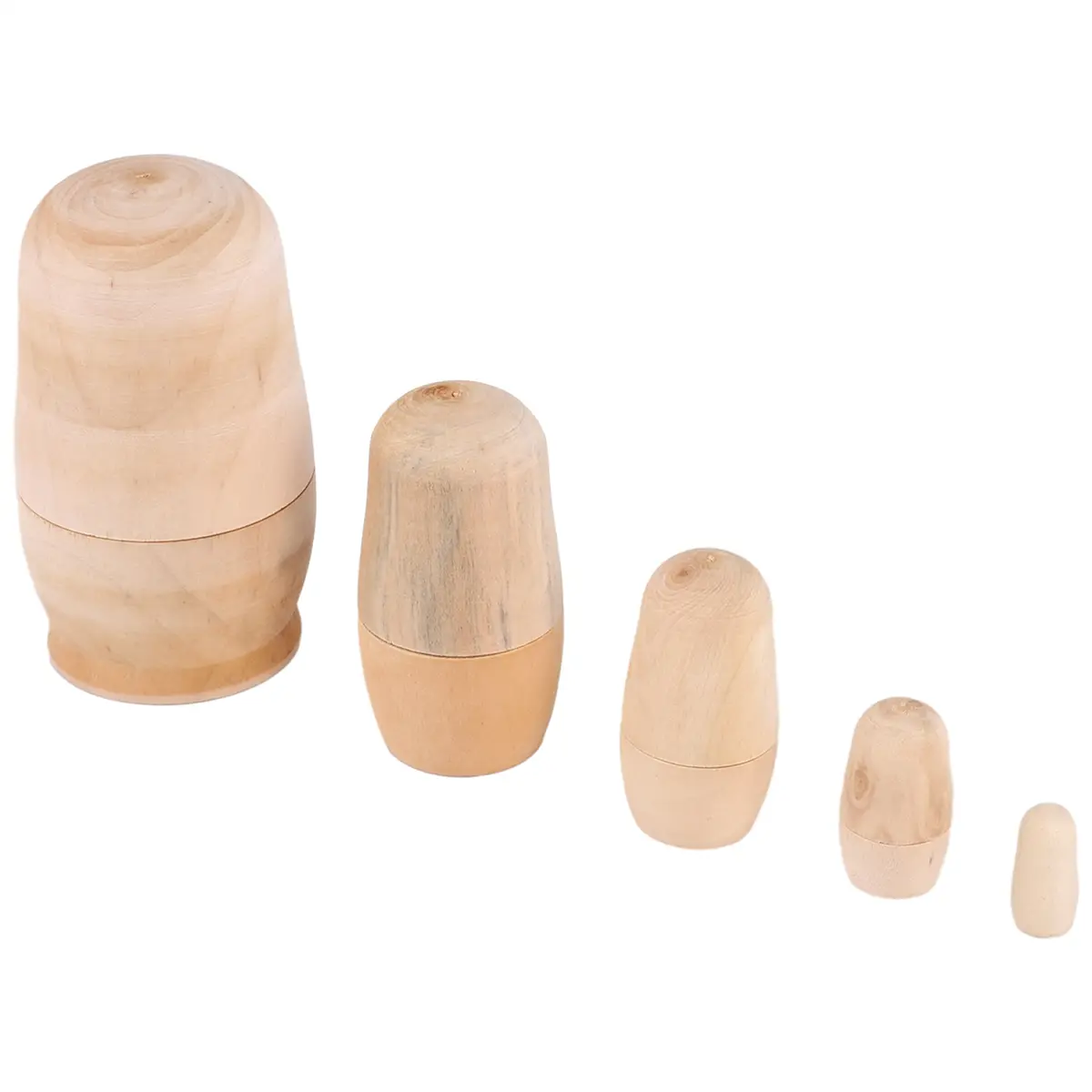 Unpainted Russian Nesting Dolls DIY Blank Nesting Dolls Unfinished Nesting Doll Kit Matryoshka Nesting Dolls for Kids