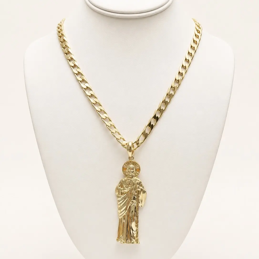 Cadena  con dije de san judas