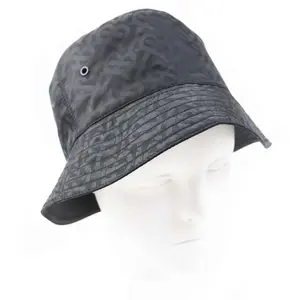 Pre-owned BURBERRY Textile Small Leather Goods TB Logo Hat Black Nylon Polyester