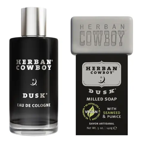 Herban Cowboy Dusk Cologne and Bar Soap