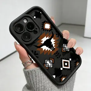 Retro Western Cowboy Soft Silicone Protective Phone Case - Drop-Proof, Shockproof, Multi-Model Fit for iPhone Series (17,16 Pro Max,16E,15 Plus,14,13,12,11,XS,XR,Mini) - Fashionable Phone Accessories Gift