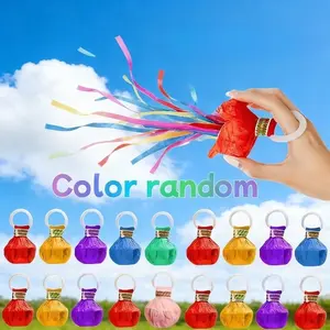 Hand Thrown Confetti Ribbon Wedding Reception Props, Birthday Party Safe Sparkle-Free Fireworks Spider Silk, No Cleanup Required