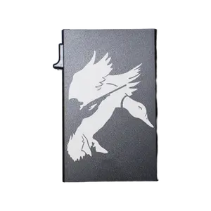 Duck Hunter - Custom Engraved Metal Ultra Thin Slim Wallet Minimalist Card Case Men Women RFID Card Holder