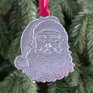 Santa Claus Pewter Ornament