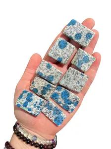 K2 Stone Slab (Azurite in Quartz) K2 Blue Stone Slice - K2 Granite Stone - Azurite in Granite - K2 Jasper Stone - K2 Stone - K2 Crystal