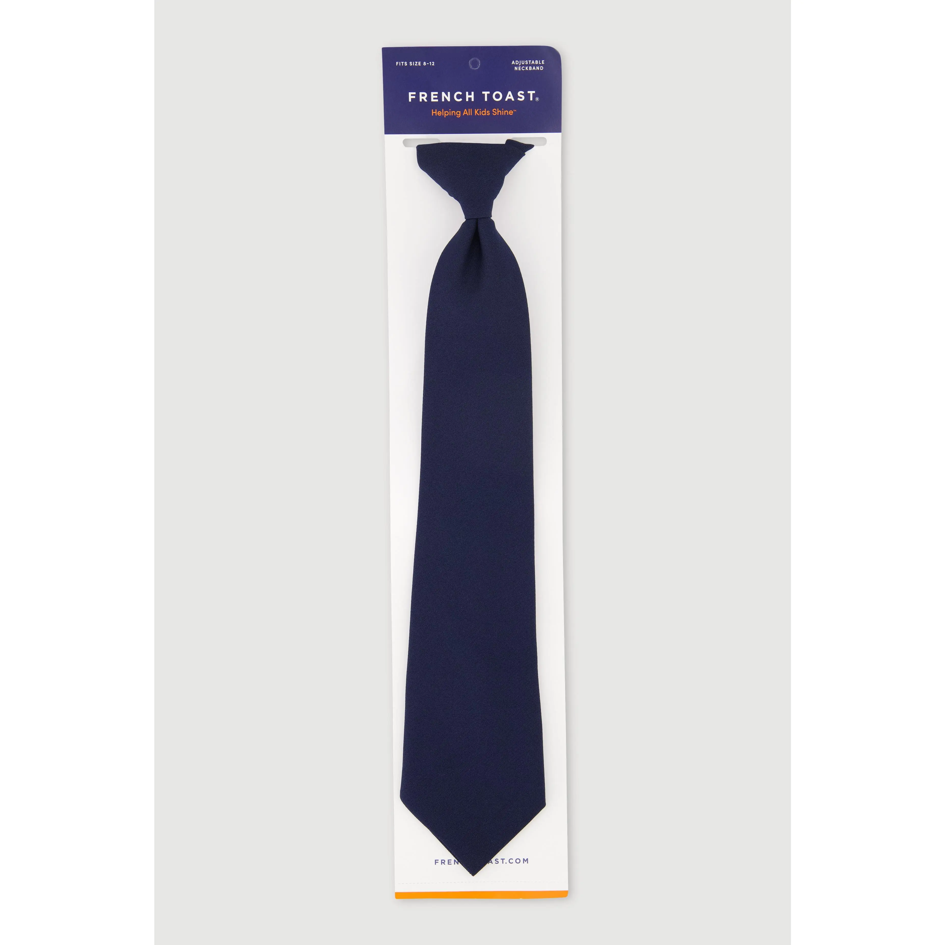 French Toast Boys 8-12 Adjustable Velcro Neckband Tie French Toast Boys 8-12 Adjustable Velcro Neckband Tie