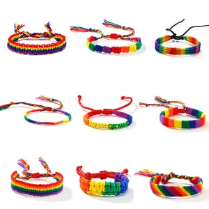 Handmade Woven Bracelet Knot Bracelet Friendship Colorful Rope Adjustable gold  monkey  jewelry