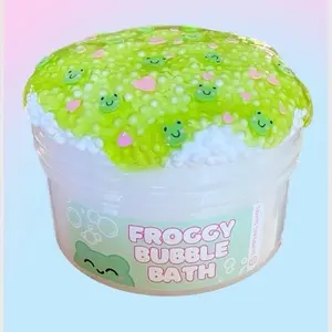 Froggy bubble bath floam slime Froggy bubble bath floam slime